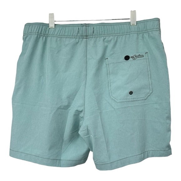 Mr. Swim Men’s Teal Swim Trunks XL NWOT - Picture 3 of 4